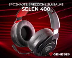 Genesis Selen 400 brezžične gaming slušalke z mikrofonom