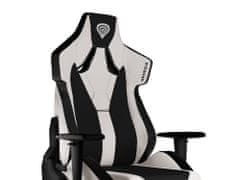 Genesis Nitro 650 gaming stol, belo-črn