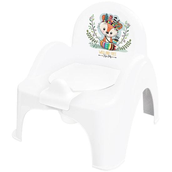 Tega Igralni lonček s pokrovom Wild &amp; Free fox white