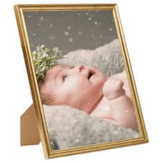 Vidaxl Foto okvirji 5 kosov namiznii zlati 28x35 cm MDF