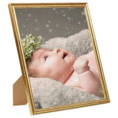 Vidaxl Foto okvirji 3 kosi stenski zlati 50x60 cm MDF