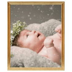 Vidaxl Foto okvirji 3 kosi stenski zlati 50x60 cm MDF