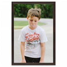 Vidaxl Foto okvirji 5 kosov namizni črni 15x21 cm MDF