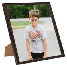 Vidaxl Foto okvirji 3 kosi namizni črni 30x30 cm MDF