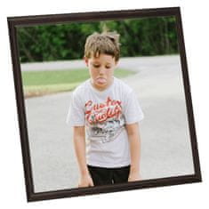 Vidaxl Foto okvirji 3 kosi namizni črni 30x30 cm MDF