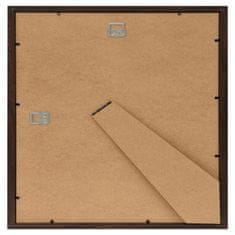Vidaxl Foto okvirji 3 kosi namizni črni 30x30 cm MDF