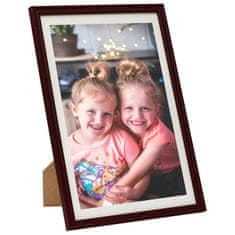 Vidaxl Foto okvirji 3 kosi stenski/namizni temno rdeči 59,4x84 cm