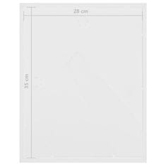 Vidaxl 3D foto okvirji 5 kosov beli 28x35 cm za 4x(10x15 cm) slike