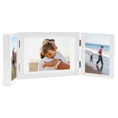 Greatstore 3-delni foto okvir bel 28x18 cm + 2x(13x18 cm)