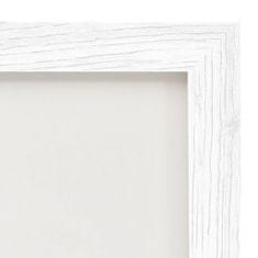 Greatstore Dvodelni okvir za fotografije, bel, 2 x (21x29,7 cm)