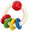 Rattle okrogel s 4 obročki