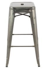 KINGHOME Hocker TOWER (Pariz) 76cm Rost Style - kovinski