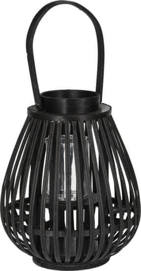 Fernity Bambusova svetilka črna 27cm