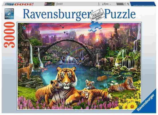 Ravensburger sestavljanka tigri v paradižu, 3000 delčkov