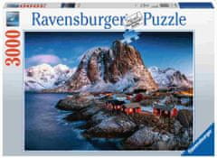 Ravensburger sestavljanka Hamnoy Lofoten, Norveška, 3000 delčkov
