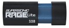 Patriot Supersonic Rage Lite USB 3.2 spominski ključ, 32 GB, 120MB/s (PEF32GRLB32U)