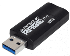 Patriot Supersonic Rage Lite USB 3.2 spominski ključ, 128 GB, 120MB/s (PEF128GRLB32U)
