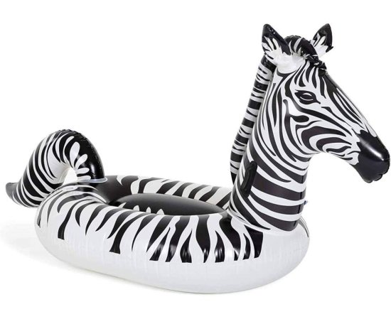 shumee Napihljiva vzmetnica Zebra LED 254 x 142 cm Bestway 41406