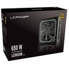 LC Power LC6650M napajalnik, 650 W, 80 Plus Gold, ATX (LC6650M V2.31)