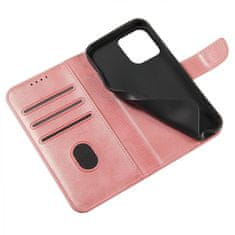 MG Magnet knjižni usnjeni ovitek za iPhone 13 Pro Max, roza