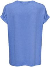 ONLY Ženska majica ONLMOSTER Regular Fit 15106662 Blue Yonder (Velikost S)