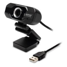 SAVIO USB spletna kamera Full HD 1920x1080 z vgrajenim mikrofonom