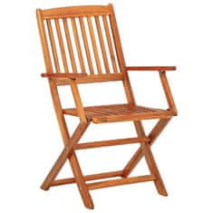 Vidaxl Vrtna jedilna garnitura 13-delna 280x90x75cm trden akacijev les