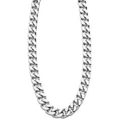 Lotus Style Masivna jeklena ogrlica za moške Moški v črnem LS1933-1/1