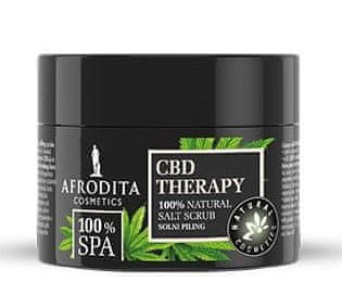 Kozmetika Afrodita 100 % SPA CBD Therapy kremni solni piling, 200 g