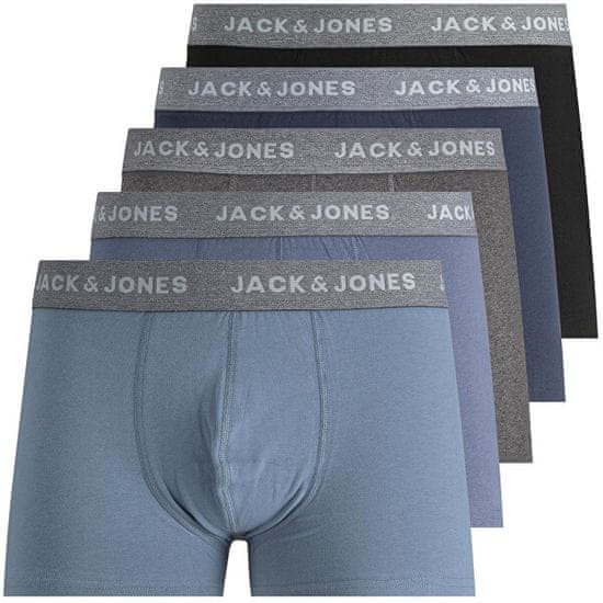 Jack&Jones 5 PAKET - moške boksarice JACSERGE 12208821 Navy Blaze r