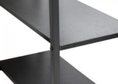 BHM Germany Pisalna miza Ocala, 120 cm, črna / rjava
