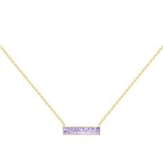 Preciosa Luksuzna jeklena ogrlica Desire s češkim kristalom Preciosa 7430Y56