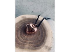 Těhotenská rolnička Minimalistična ogrlica z bakrenim zvončkom Heart RSM