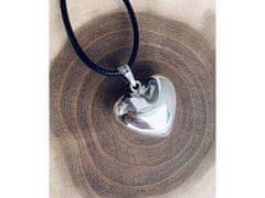 Těhotenská rolnička Minimalistična ogrlica z zvončkom Heart RSS
