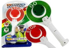 Lean-toys Dvostranska prometna policijska svetilka