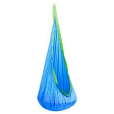 Vidaxl Viseča mreža za otroško gugalnico modra 80 kg