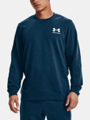 Under Armour Pulover UA Rival Terry LC Crew-BLU M