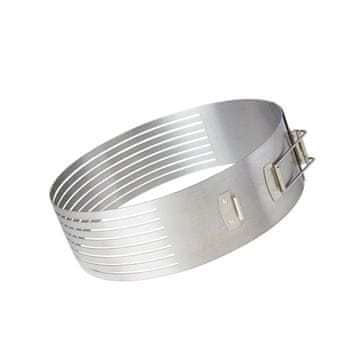Eva Raztegljiv tortni obroč za rezanje biskvita 26-28cm x h8cm / inox