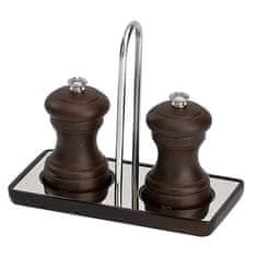 Peugeot 2-delni podstavek za mlinček 17xh9cm / les, inox