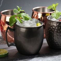 ILSA Mixage copper črn lonček mug moscow mule 500ml / inox