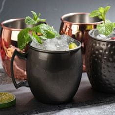 ILSA Mixage copper črn lonček mug moscow mule 500ml / inox