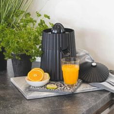Alessi Plisse ožemalnik citrusov 80w / črn / termoplastika