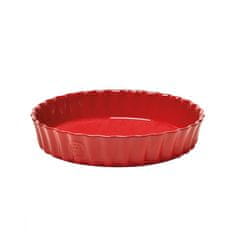 Emile Henry Pekač za pito 24cm / 1,15l / rdeč / keramika