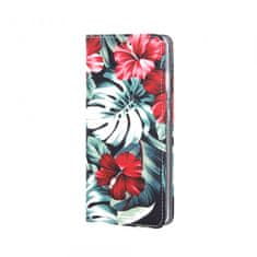 Havana Trendy Flower ovitek za Samsung Galaxy A32 A325 LTE, preklopni, črno-rdeč
