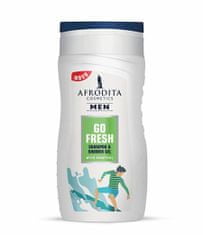 Kozmetika Afrodita Men šampon in gel za prhanje, Go Fresh, 250 ml