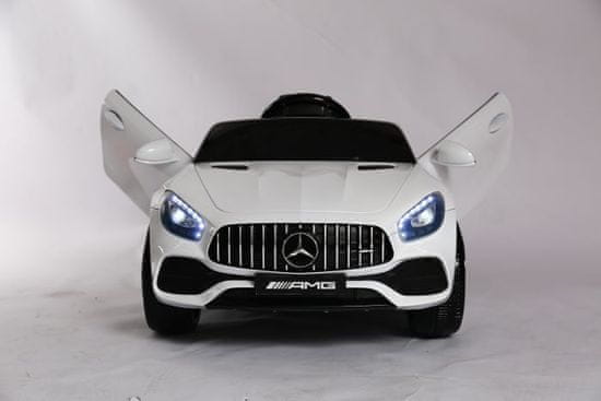 Ocie Mercedes GT avtomobil, 12V, beli (38985)
