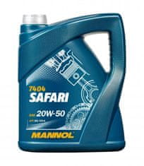 Mannol Safari 20W-50, motorno olje, 5 l