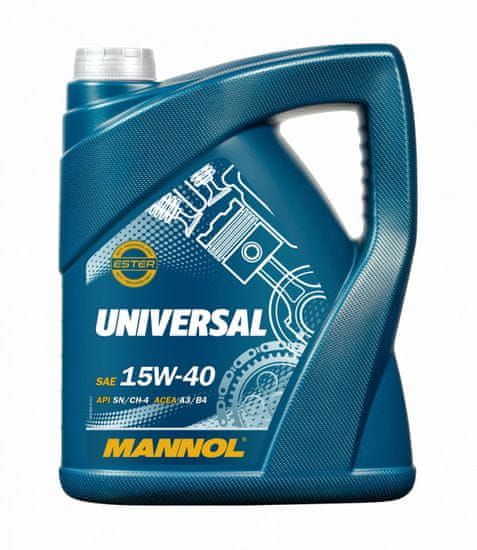 Mannol Universal motorno olje, 15W-40, 5 l