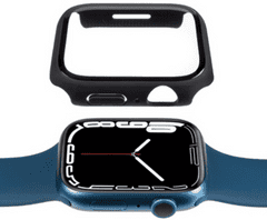 Gecko Covers zaščitno steklo in ovitek za Apple Watch 7, 45 mm, črno (V10A11C1)