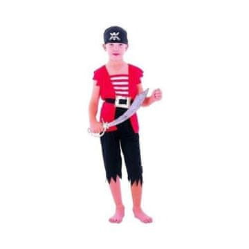 Ugodni Nakupi Rdeči Pirat otroški kostum
